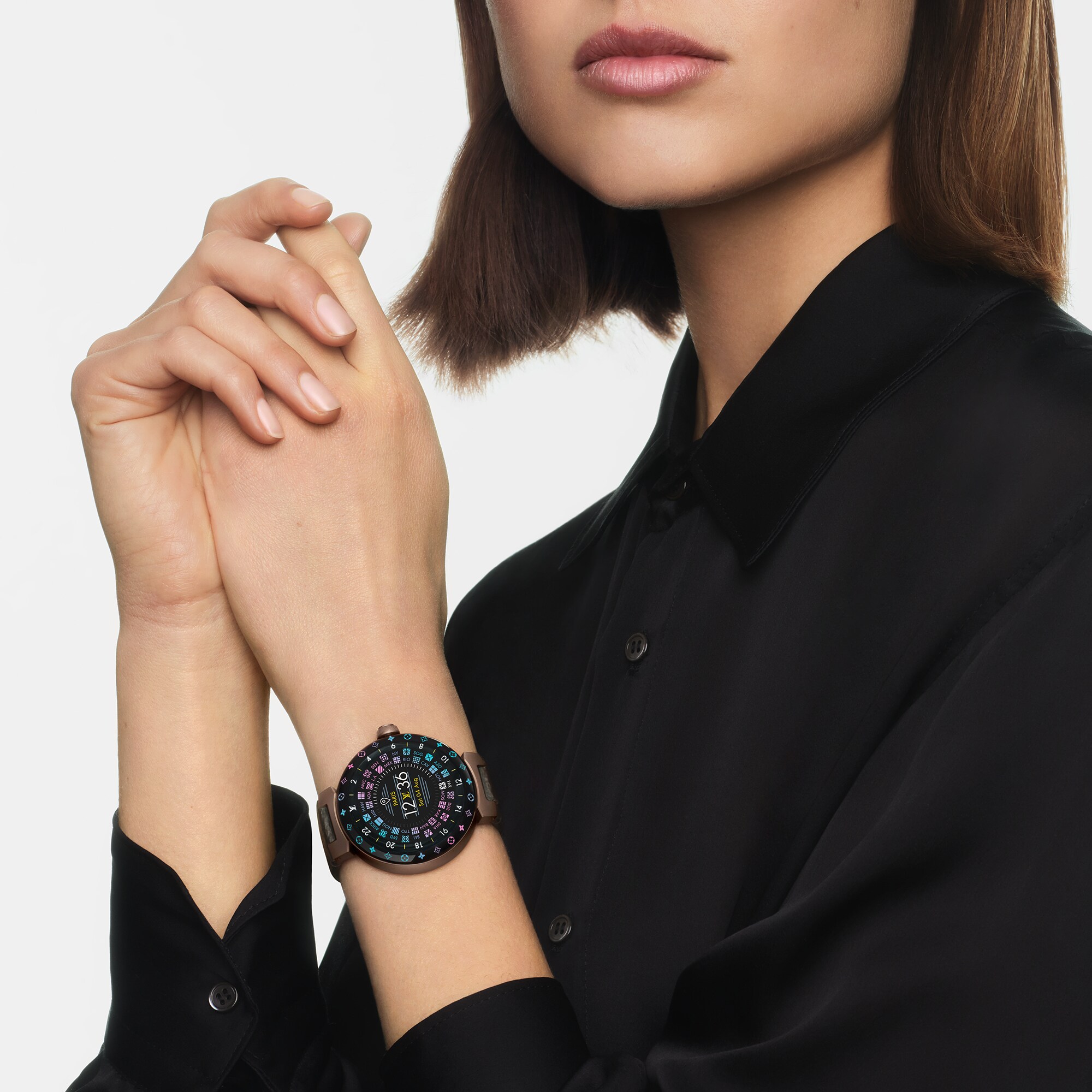  Objets et accessoires high-tech Montres et accessoires connectés Montre connectée Tambour Horizon Light Up | Louis Vuitton ® (Zoom produit)