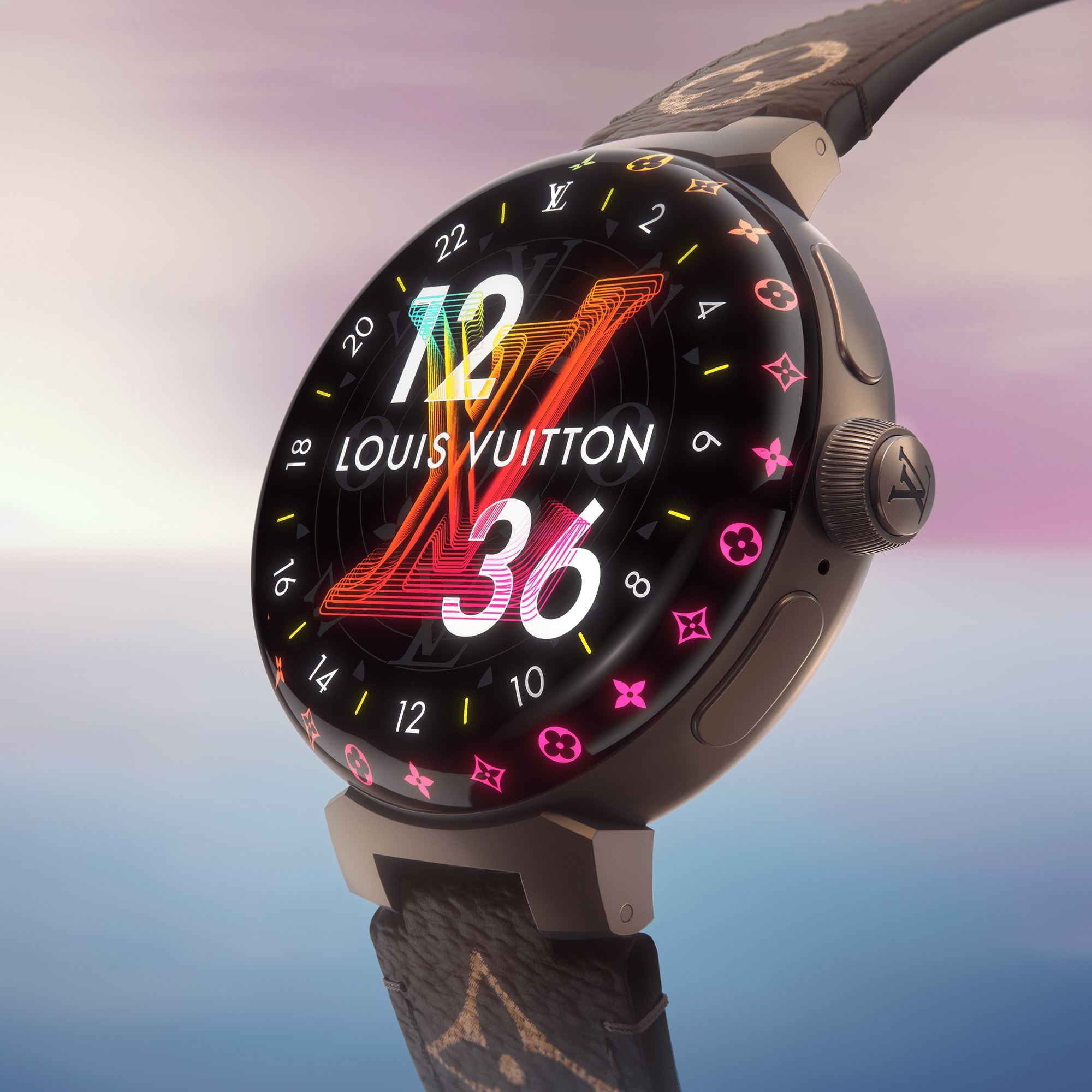  Objets et accessoires high-tech Montres et accessoires connectés Montre connectée Tambour Horizon Light Up | Louis Vuitton ® (Zoom produit)