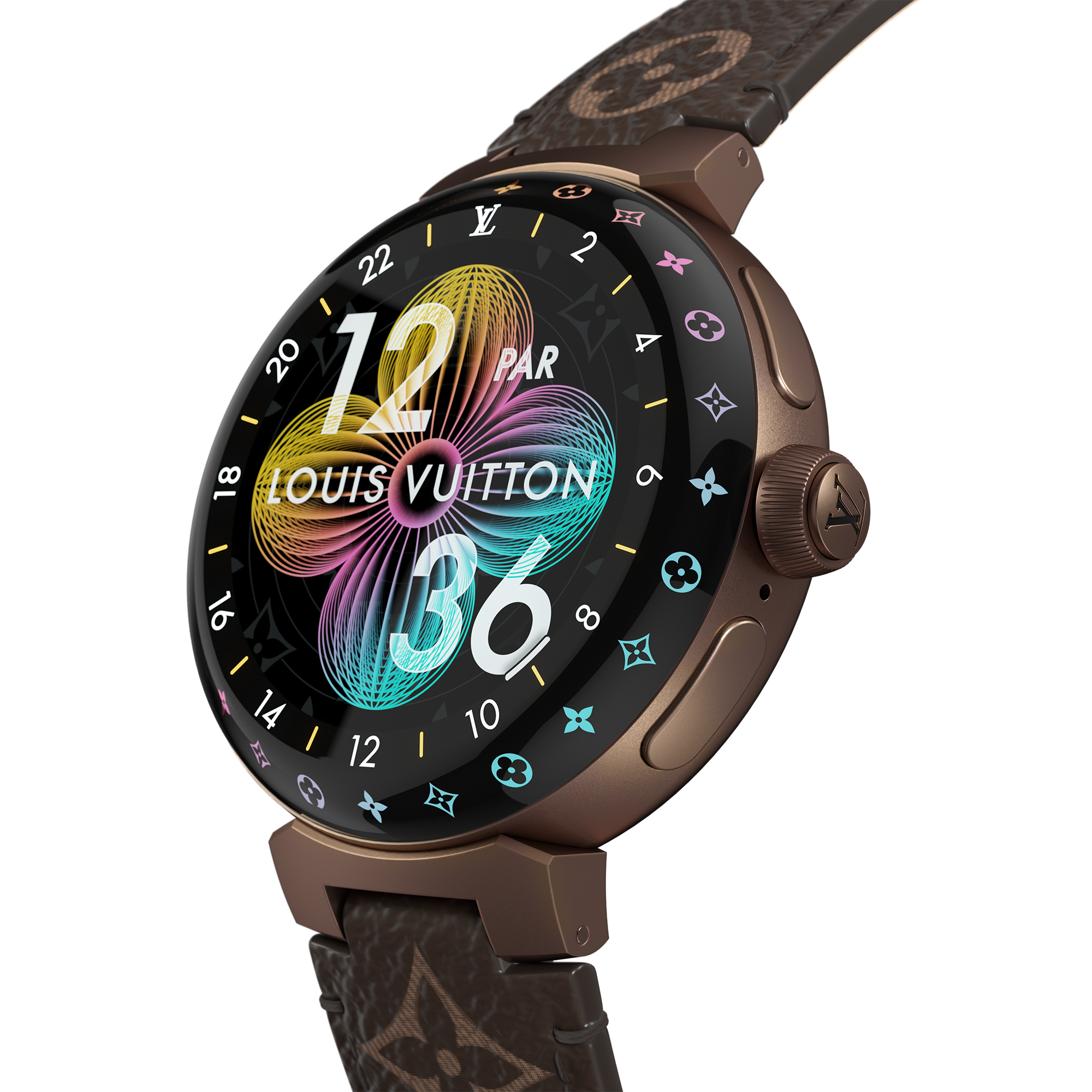  Objets et accessoires high-tech Montres et accessoires connectés Montre connectée Tambour Horizon Light Up | Louis Vuitton ® (Zoom produit)