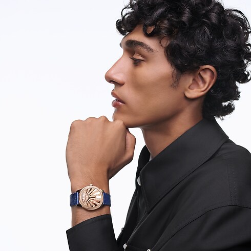 Montre Tambour Convergence, automatique, 37 mm, or rose vue recadrée