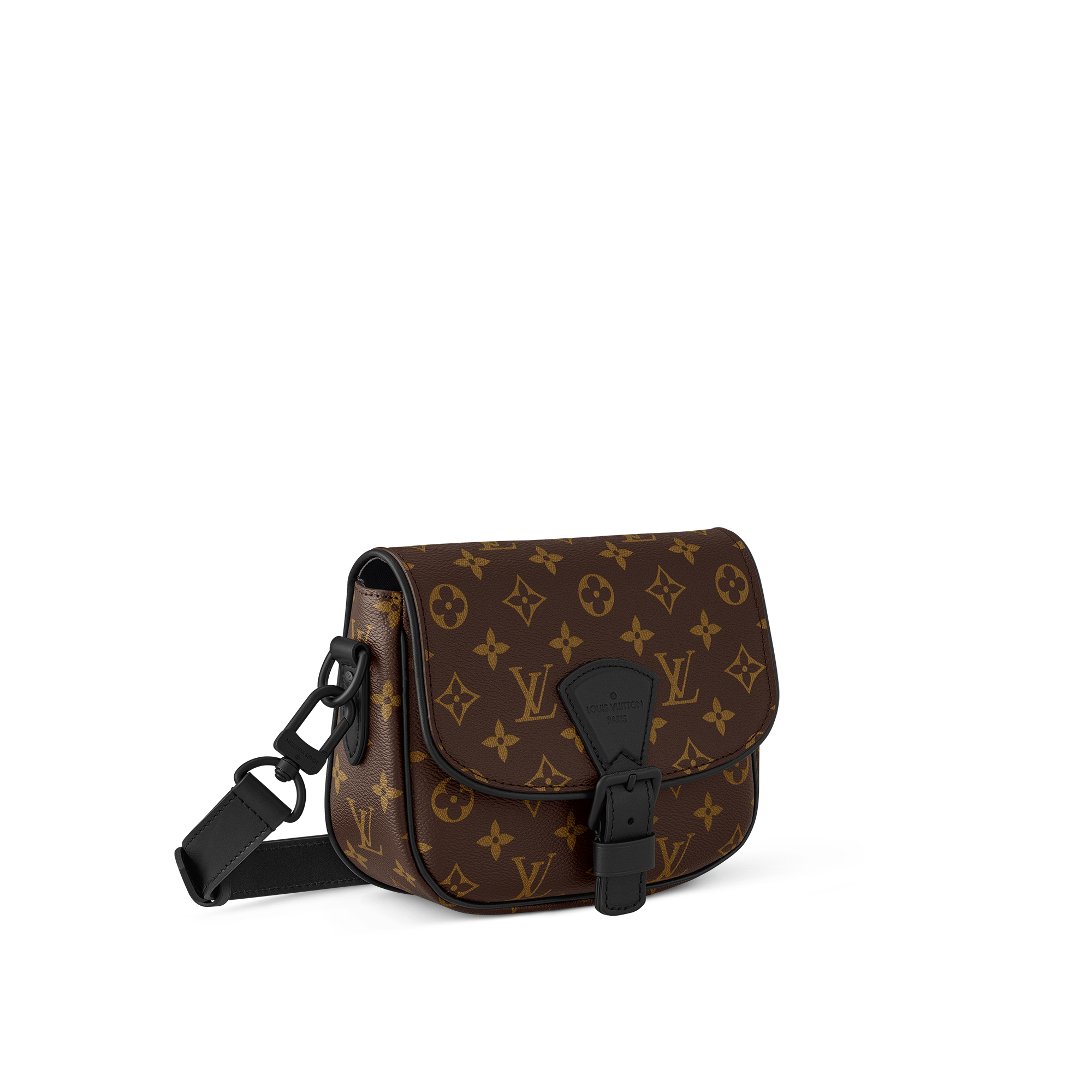 Monogram Macassar Canvas Bags All Collections Montsouris Messenger PM​ | Louis Vuitton ® (Product zoom)