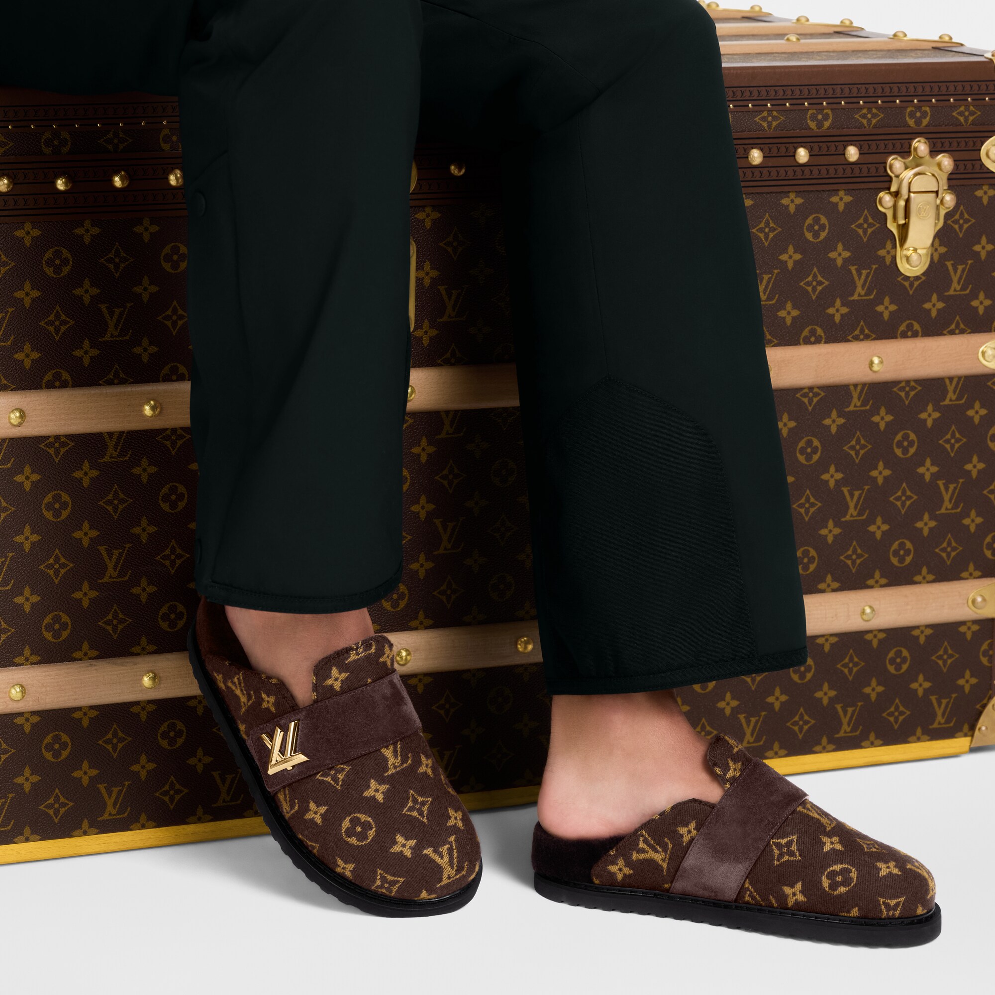  Souliers Mules et Slides Mule plate confort fermée LV Cosy | Louis Vuitton ® (Zoom produit)
