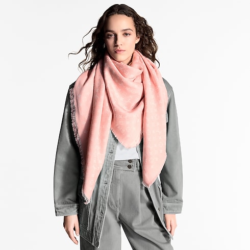 S00 Accessories Shawls and Stoles My Daily Denim Shawl | Louis Vuitton ® (Product zoom)