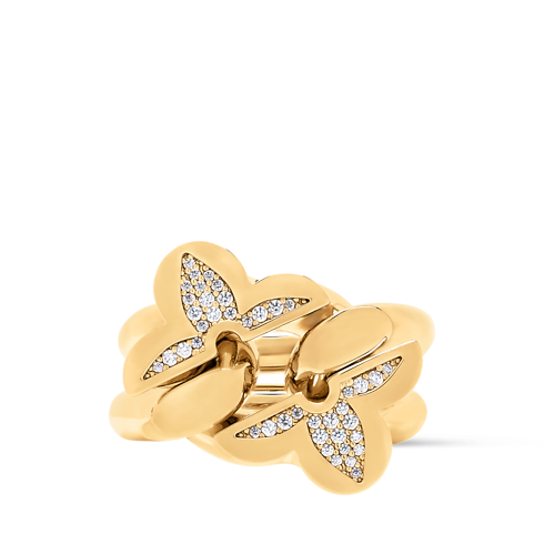 S00 Fashion Jewelry Rings My Flower Link Ring | Louis Vuitton ® (Product zoom)