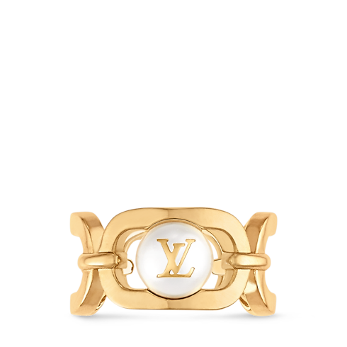 S00 Fashion Jewelry Rings My LV Chain Pearls Ring | Louis Vuitton ® (Product zoom)