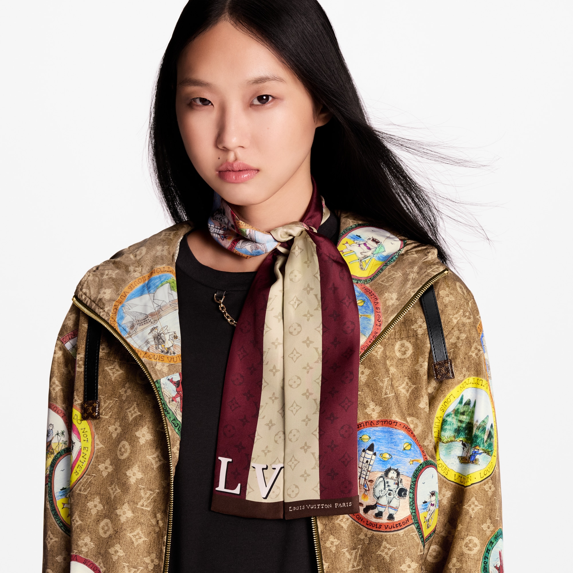 S00 Accessories Silk Squares and Bandeaus  My LV Trunk Bandeau | Louis Vuitton ® (Product zoom)