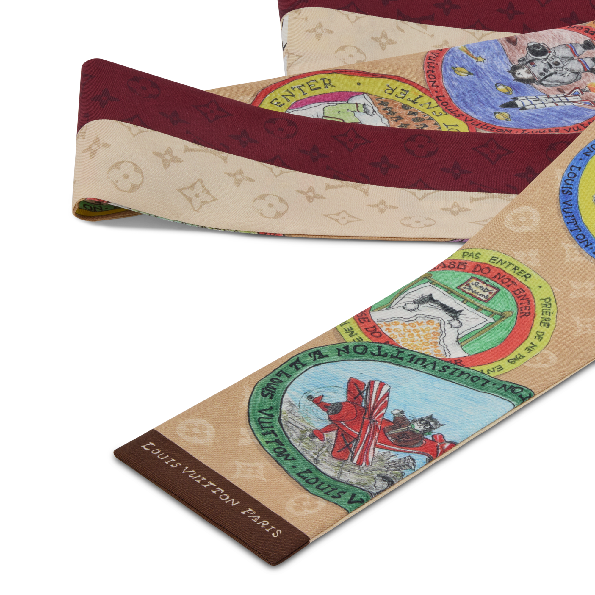 S00 Accessories Silk Squares and Bandeaus  My LV Trunk Bandeau | Louis Vuitton ® (Product zoom)