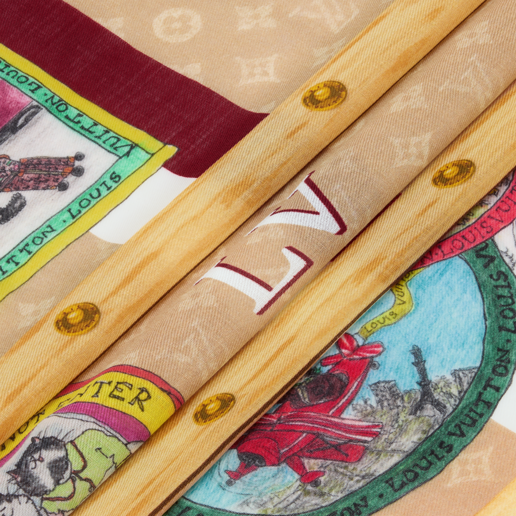 S00 Accessories Shawls and Stoles My LV Trunk Stole | Louis Vuitton ® (Product zoom)