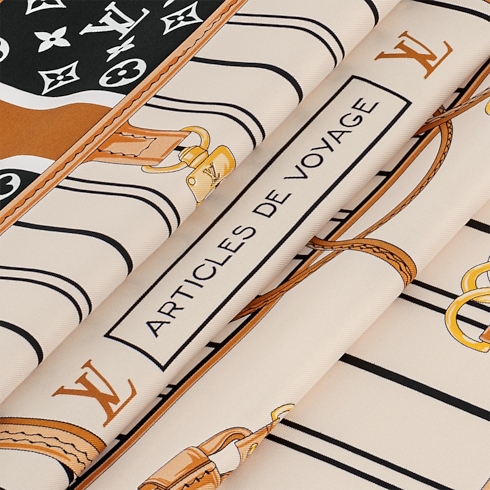 S00 Accessories Silk Squares and Bandeaus My Neverfull Square 90 | Louis Vuitton ® (Product zoom)