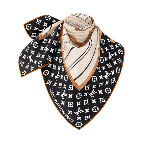 S00 Accessories Silk Squares and Bandeaus My Neverfull Square 90 | Louis Vuitton ® (Product zoom)