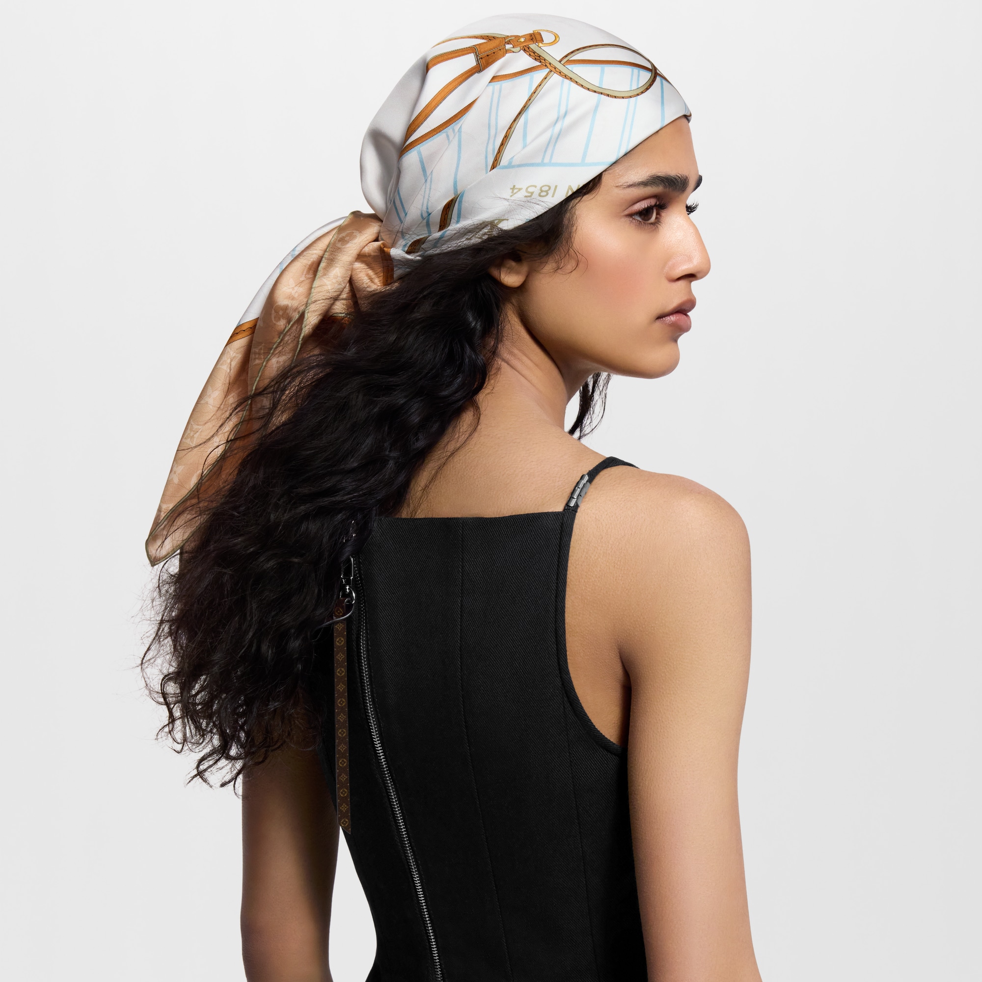 S00 Accessories Silk Squares and Bandeaus  My Neverfull Square 90 | Louis Vuitton ® (Product zoom)