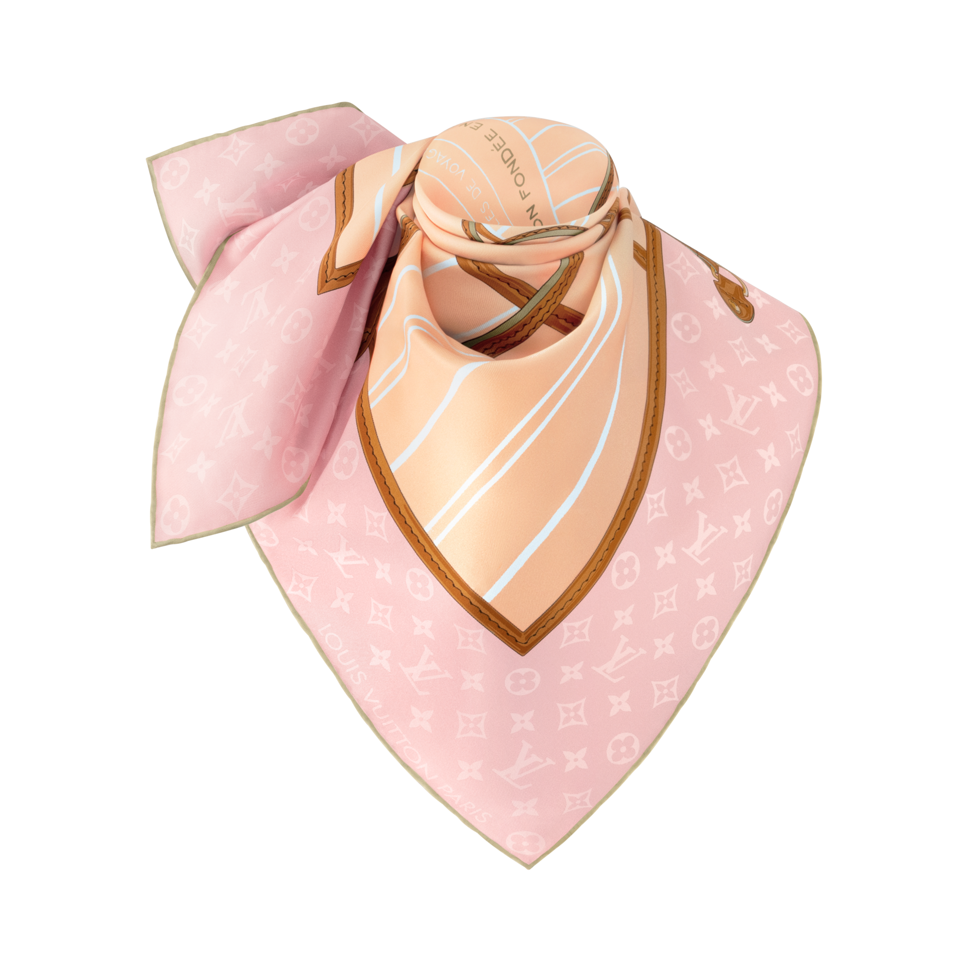 S00 Accessories Silk Squares and Bandeaus  My Neverfull Square 90 | Louis Vuitton ® (Product zoom)