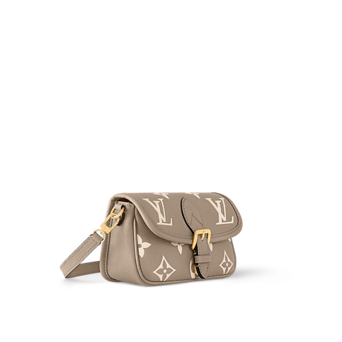 Bicolor Monogram Empreinte Leather Small Leather Goods Wallets on Chain and Nano Bags Nano Diane | Louis Vuitton ® (Product zoom)