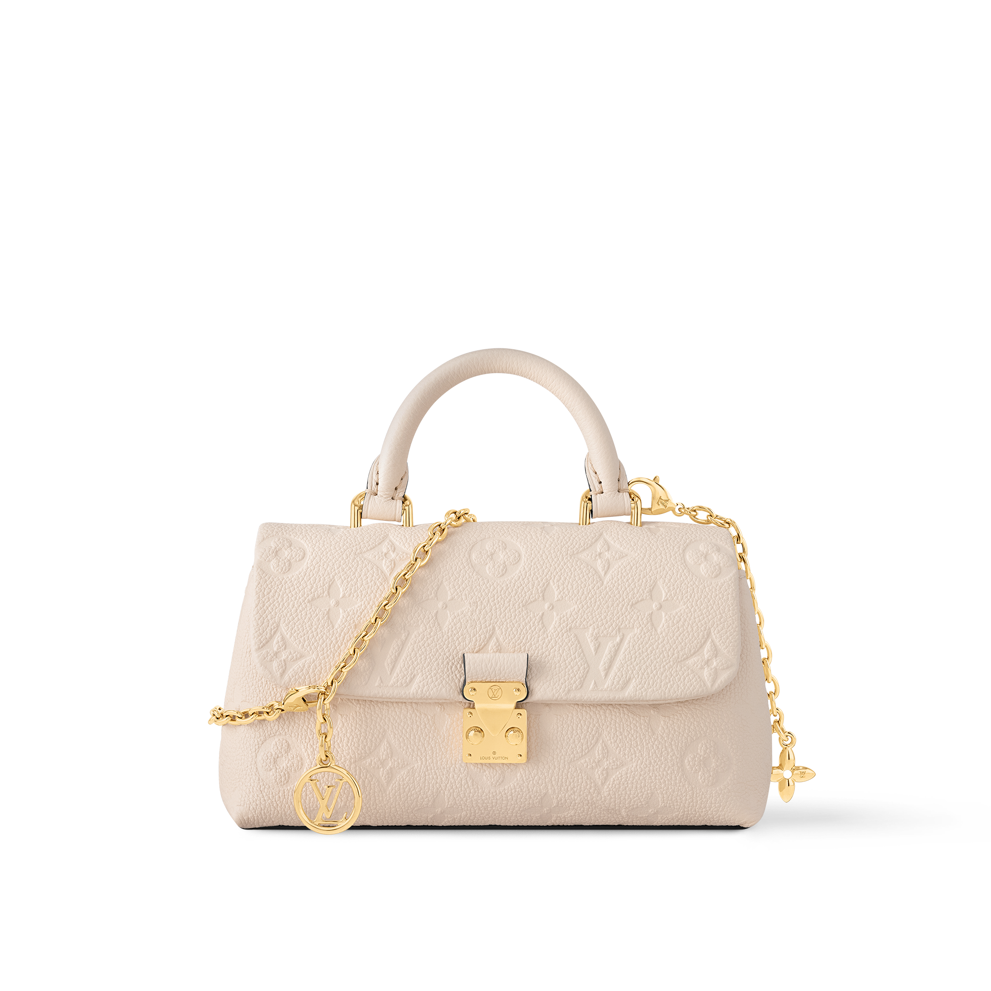 Monogram Empreinte Leather Small Leather Goods Wallets on Chain and Nano Bags Nano Madeleine | Louis Vuitton ® (Product zoom)