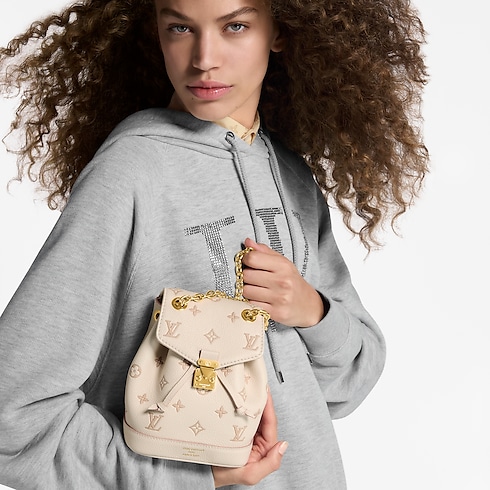 Bicolor Monogram Empreinte Leather Small Leather Goods Wallets on Chain and Nano Bags Nano Noé Backpack | Louis Vuitton ® (Product zoom)