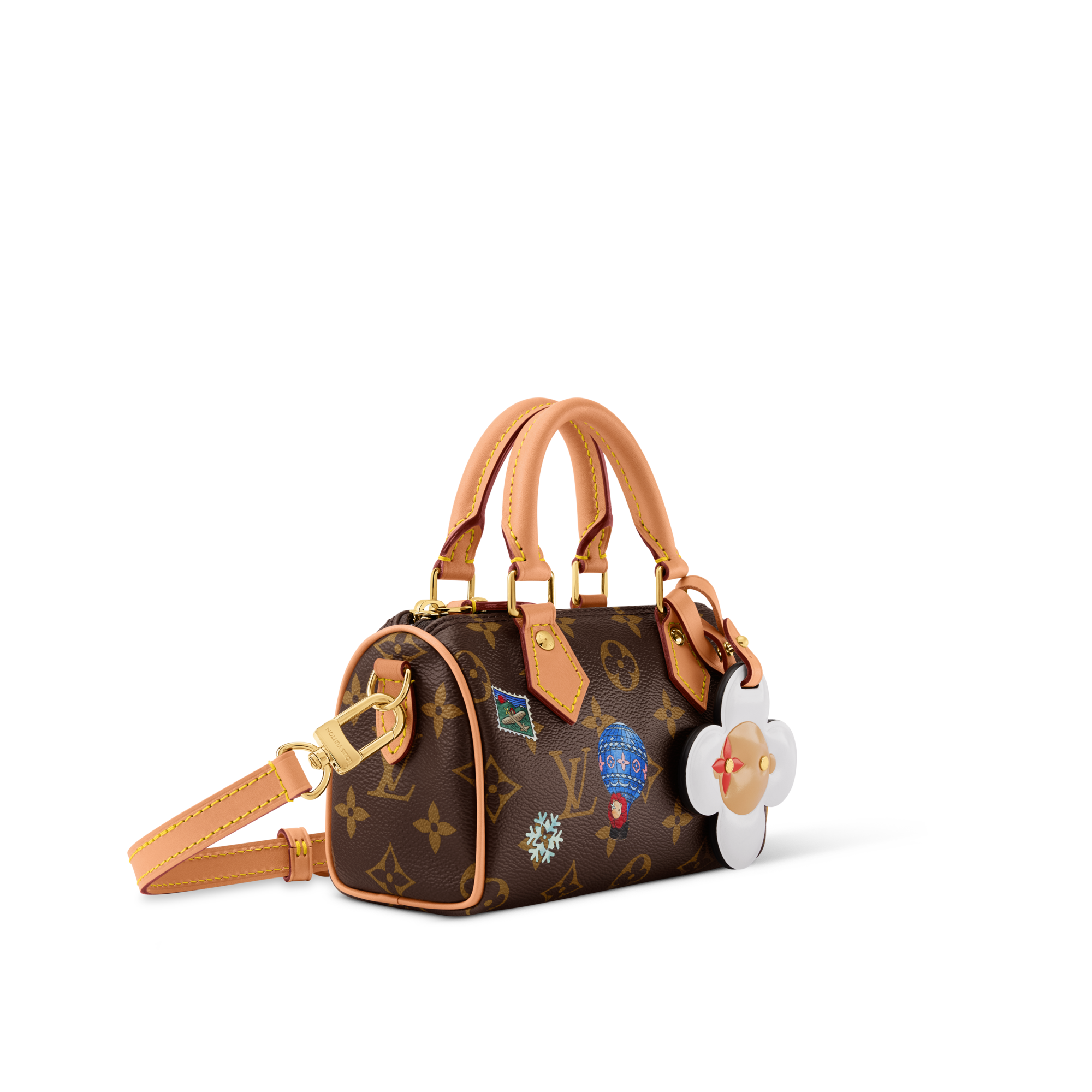 Monogram Small Leather Goods Wallets on Chain and Nano Bags Nano Speedy | Louis Vuitton ® (Product zoom)