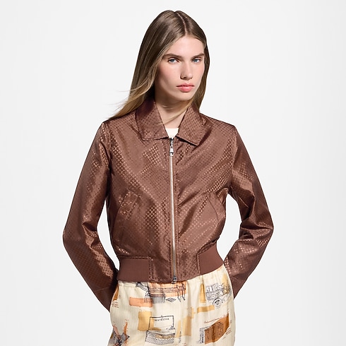 Ready-to-Wear Coats and Jackets Nanogram Bomber Jacket | Louis Vuitton ® (Product zoom)