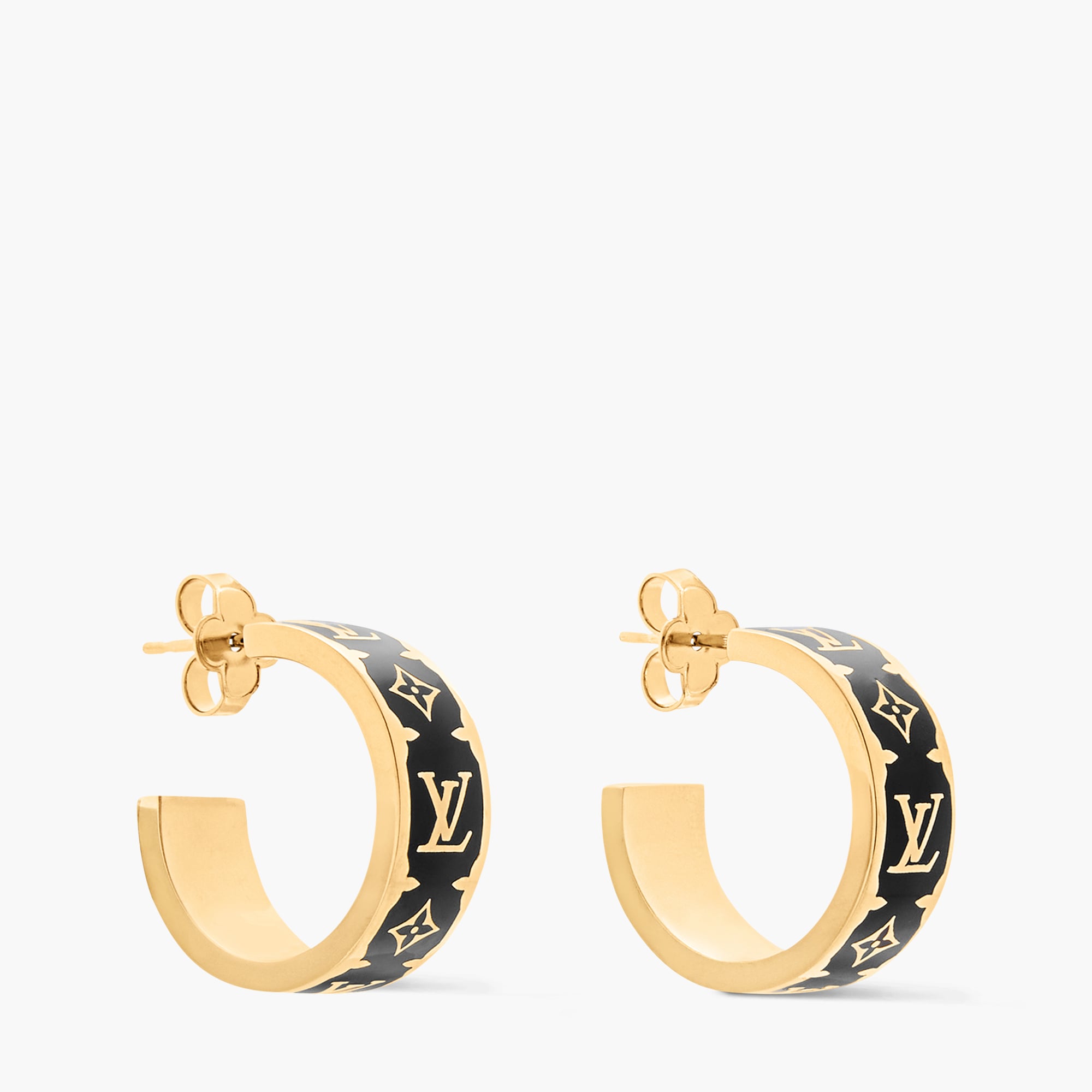 Jewellery Earrings Louis Vuitton Nanogram Hoop Earrings Nanogram