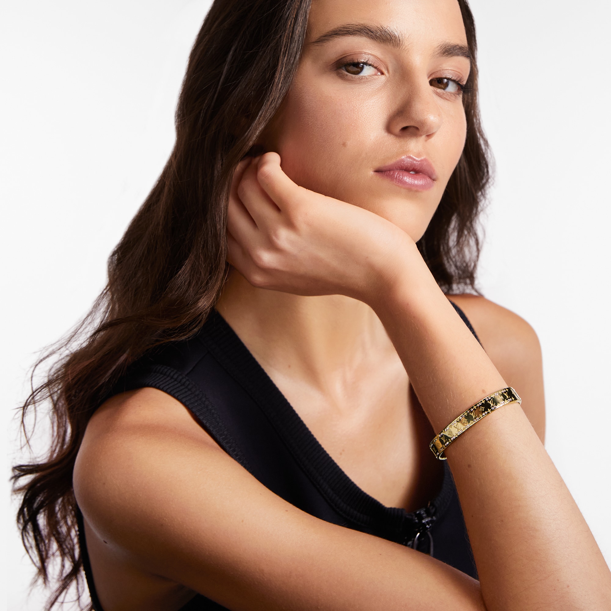 Louis Vuitton Engraved Cuff Nano Monogram Louis Vuitton Engraved Bracelet  Louis Vuitton