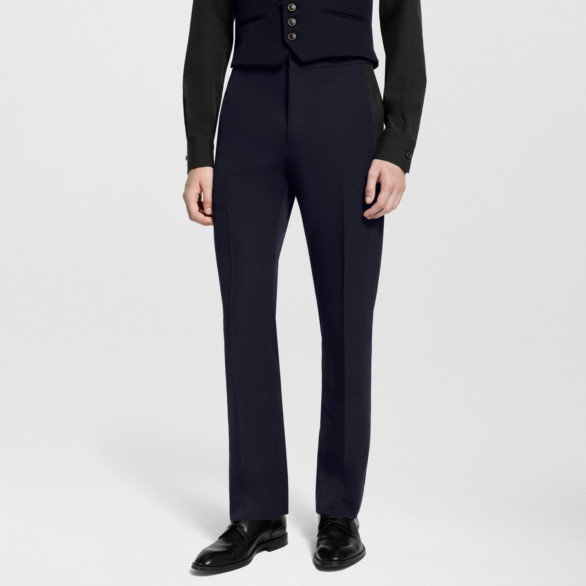  Ready-to-Wear Pants Navy Tuxedo Evening Pants | Louis Vuitton ® (Product zoom)