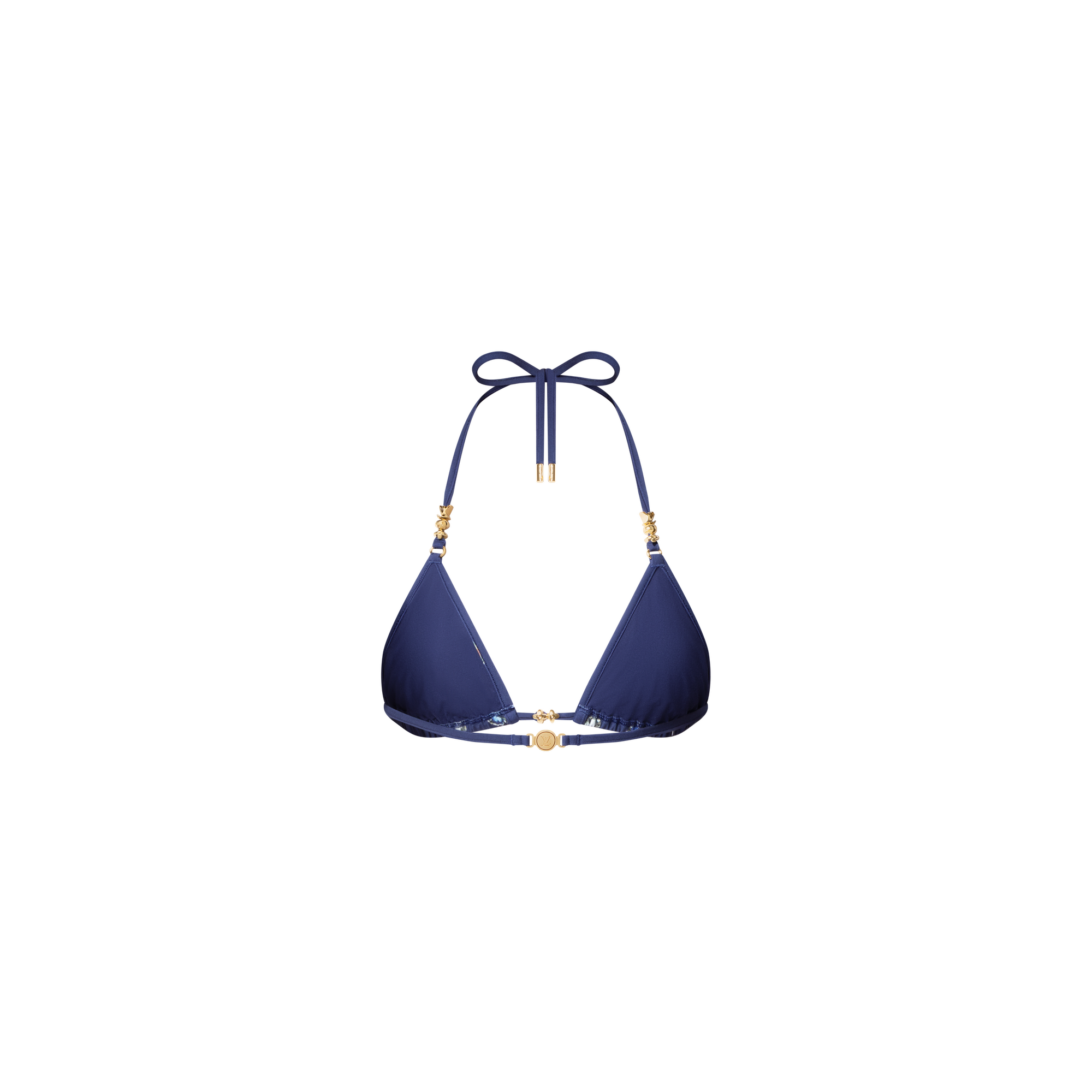  Ready-to-Wear Swimwear Necklace Print Bikini Top | Louis Vuitton ® (Product zoom)