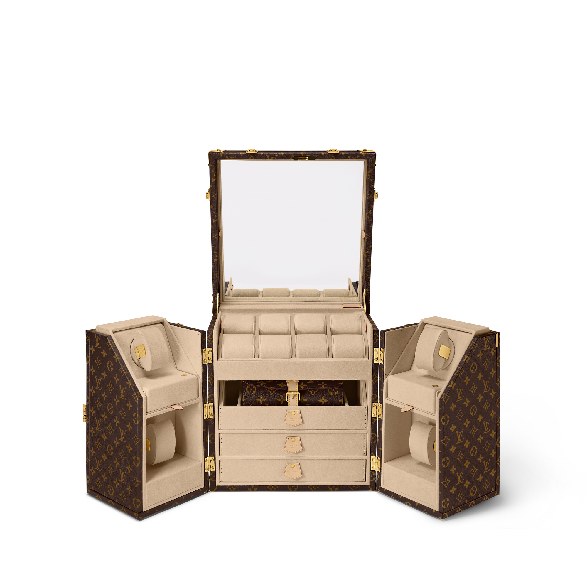 Monogram Canvas Trunks and Boxes Boxes Neo Boîte Main Montres Monogram | Louis Vuitton ® (Product zoom)
