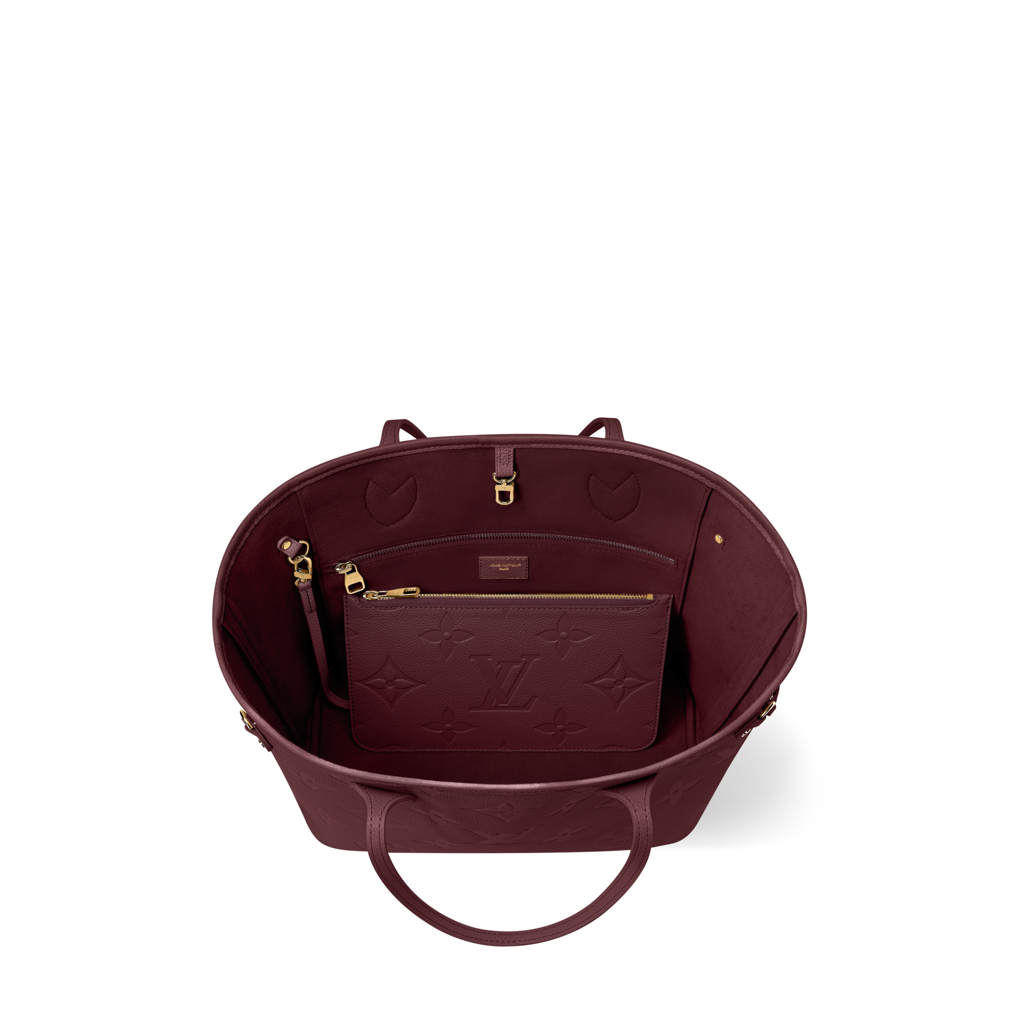 Monogram Empreinte Leather Handbags All Handbags Neverfull MM | Louis Vuitton ® (Product zoom)