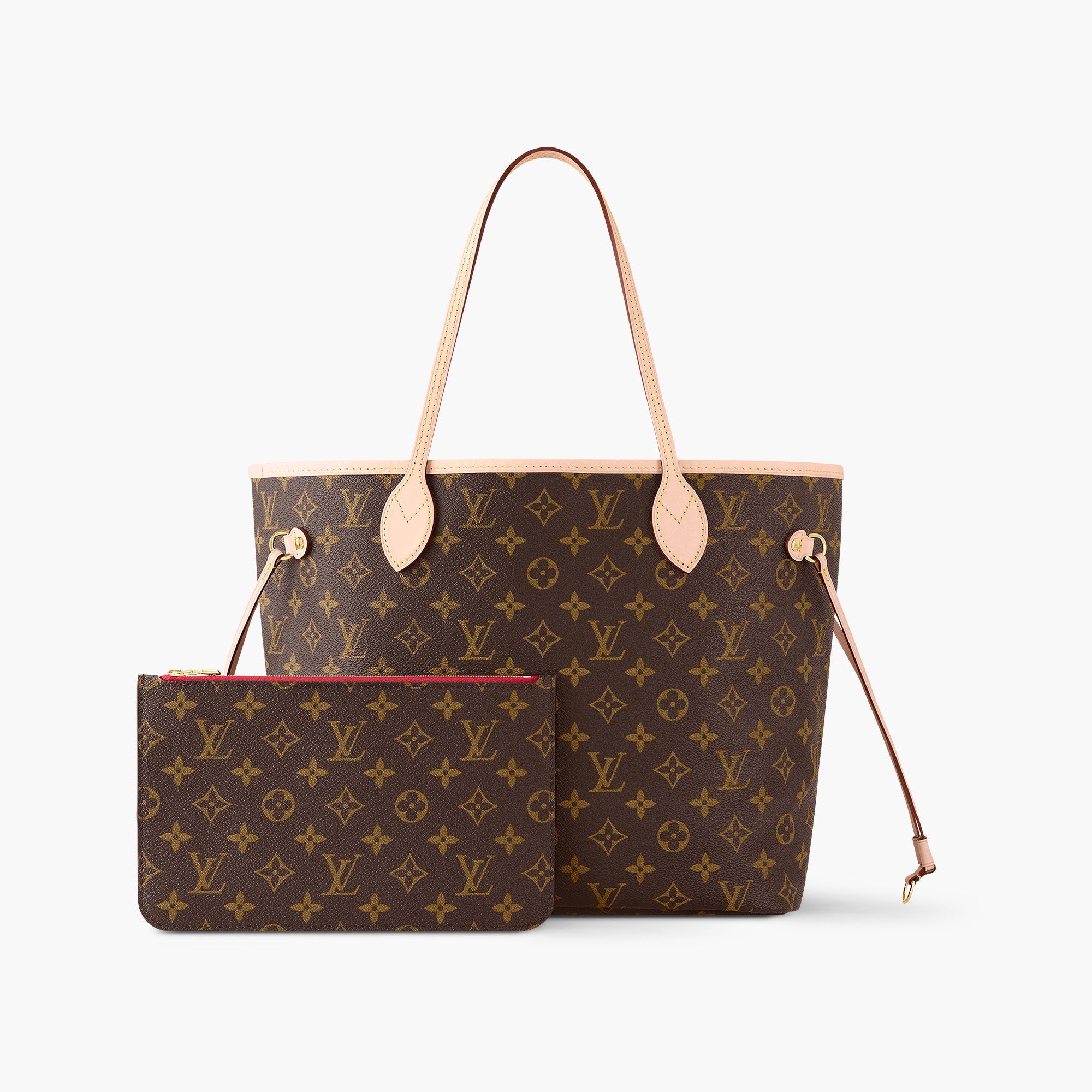 Neverfull MM Monogram Tote with Colored Interior LOUIS VUITTON ®