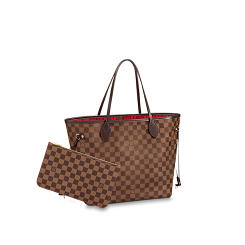 Damier Ebene Handbags All Handbags Neverfull MM | Louis Vuitton ® (Product zoom)