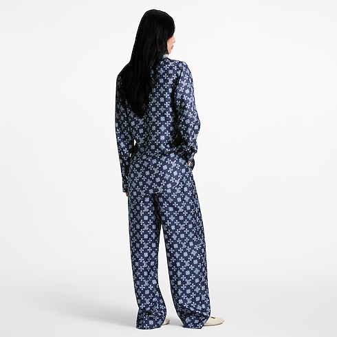 Ready-to-Wear Tops Nouveau Monogram Silk Shirt | Louis Vuitton ® (Product zoom)