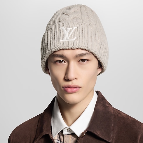 S00 Accessories Hats, Beanies and Gloves Only LV Mini Cable Beanie | Louis Vuitton ® (Product zoom)