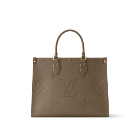 Monogram Empreinte Leather Handbags All Collections OnTheGo MM | Louis Vuitton ® (Product zoom)