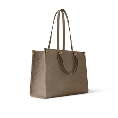 Monogram Empreinte Leather Handbags All Collections OnTheGo MM | Louis Vuitton ® (Product zoom)