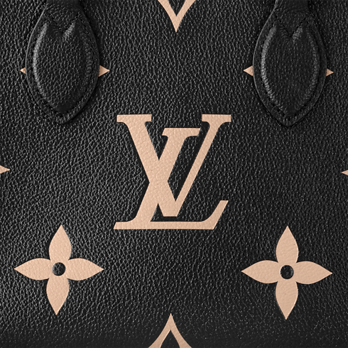 Bicolor Monogram Empreinte Leather Handbags All Collections Onthego PM | Louis Vuitton ® (Product zoom)