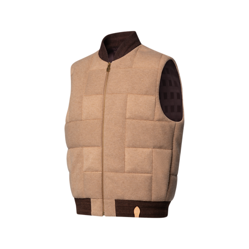 Ready-to-Wear All Ready-to-Wear Padded Cashmere Knit Vest | Louis Vuitton ® (Product zoom)
