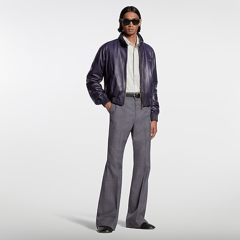 Ready-to-Wear Coats and Outerwear Padded Leather Blouson | Louis Vuitton ® (Product zoom)