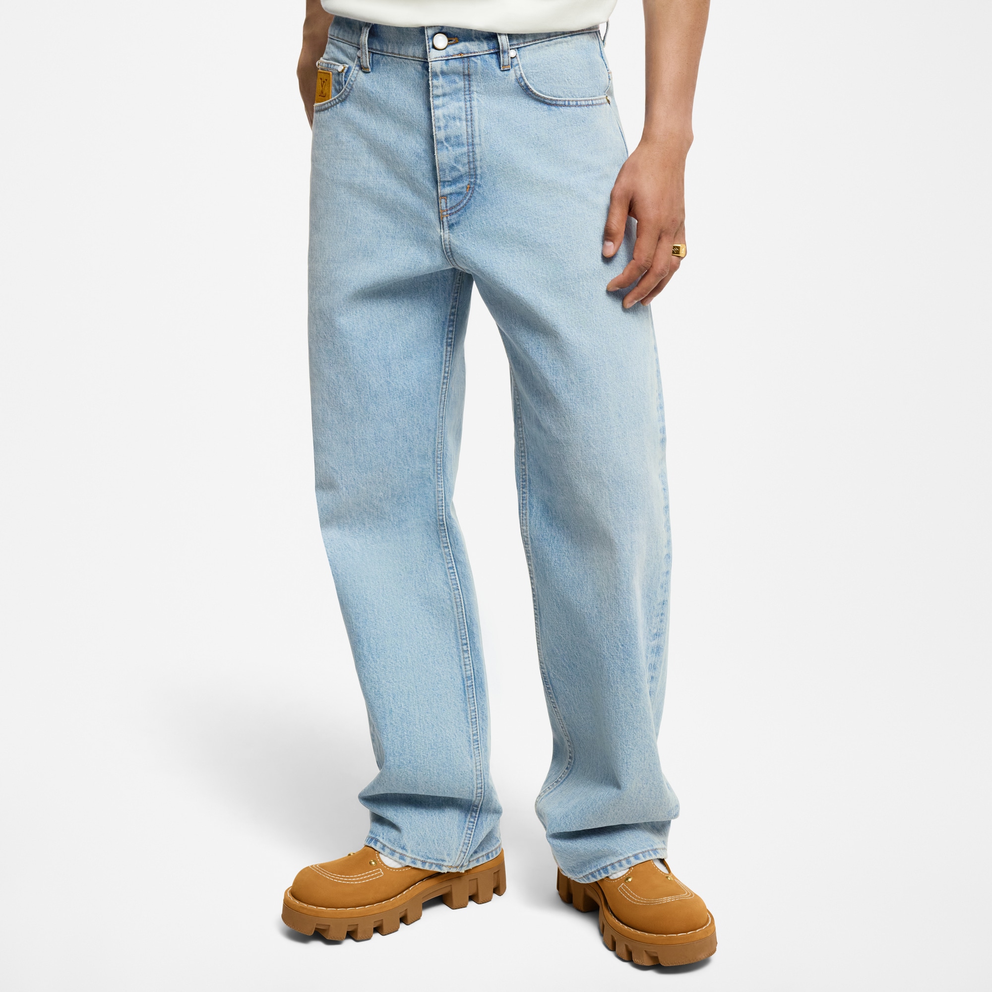  Prêt-à-Porter Denim Pantalon ample en denim | Louis Vuitton ® (Zoom produit)