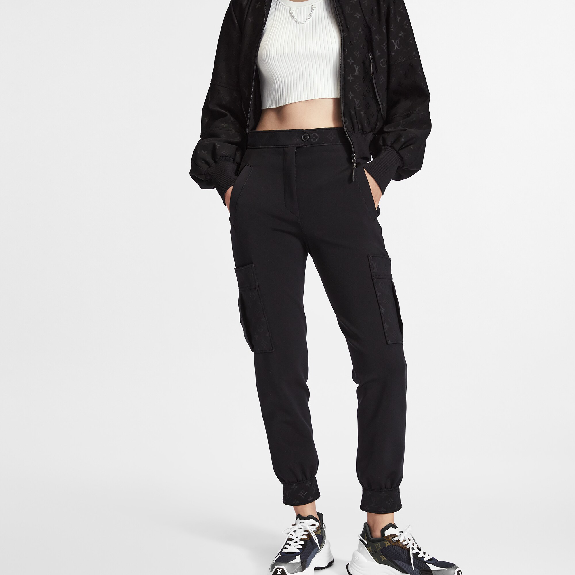  Prêt-à-Porter Pantalons Pantalon cargo à détails Monogram | Louis Vuitton ® (Zoom produit)