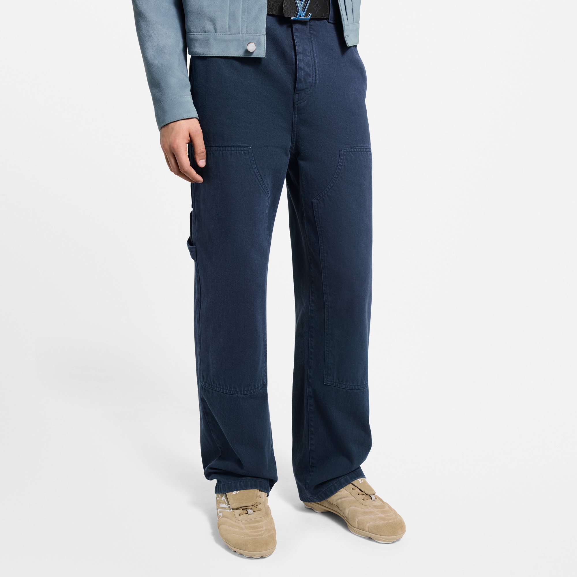  Prêt-à-Porter Denim Pantalon carpenter en denim teint en plongée | Louis Vuitton ® (Zoom produit)