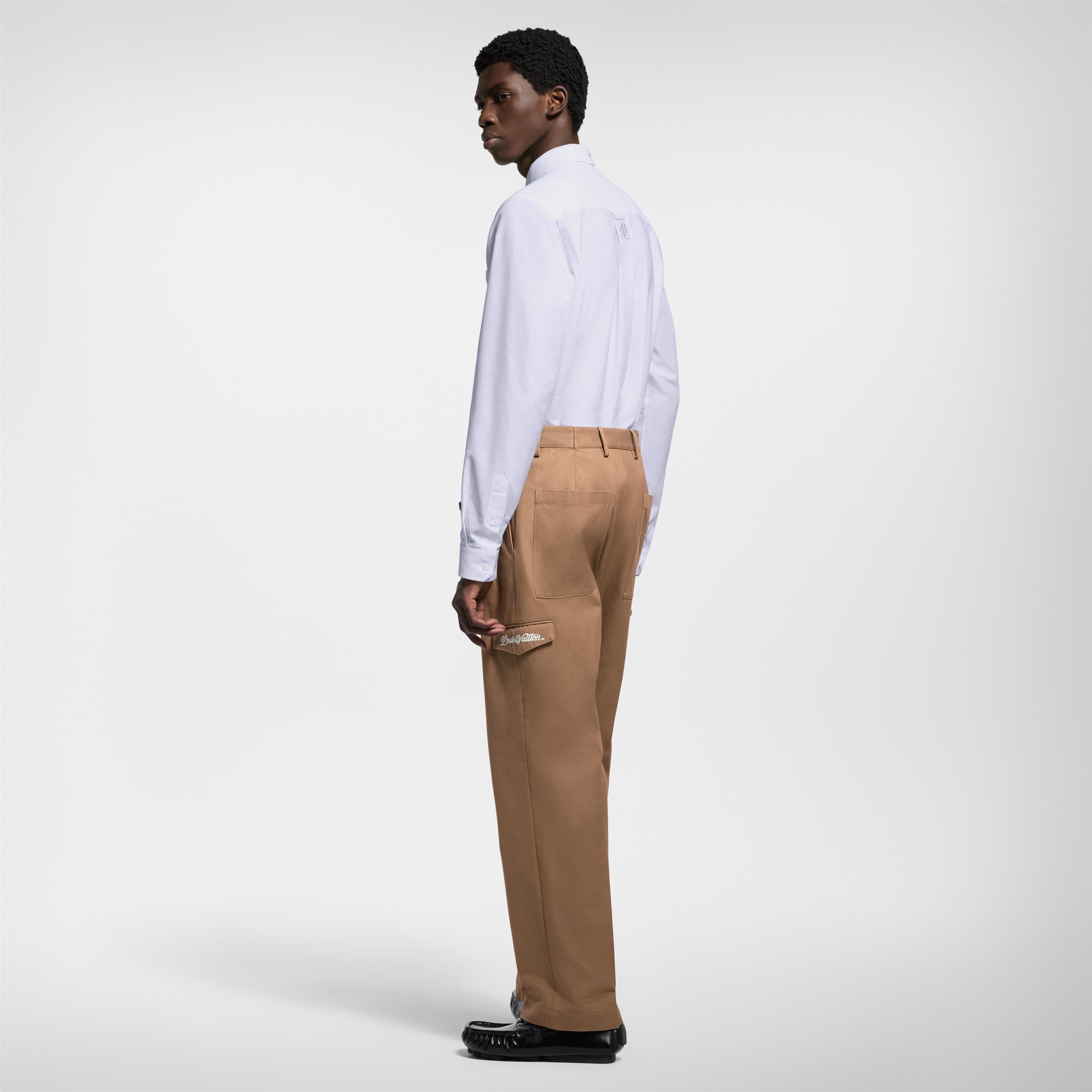  Prêt-à-Porter Pantalons Pantalon chino à signatures | Louis Vuitton ® (Zoom produit)