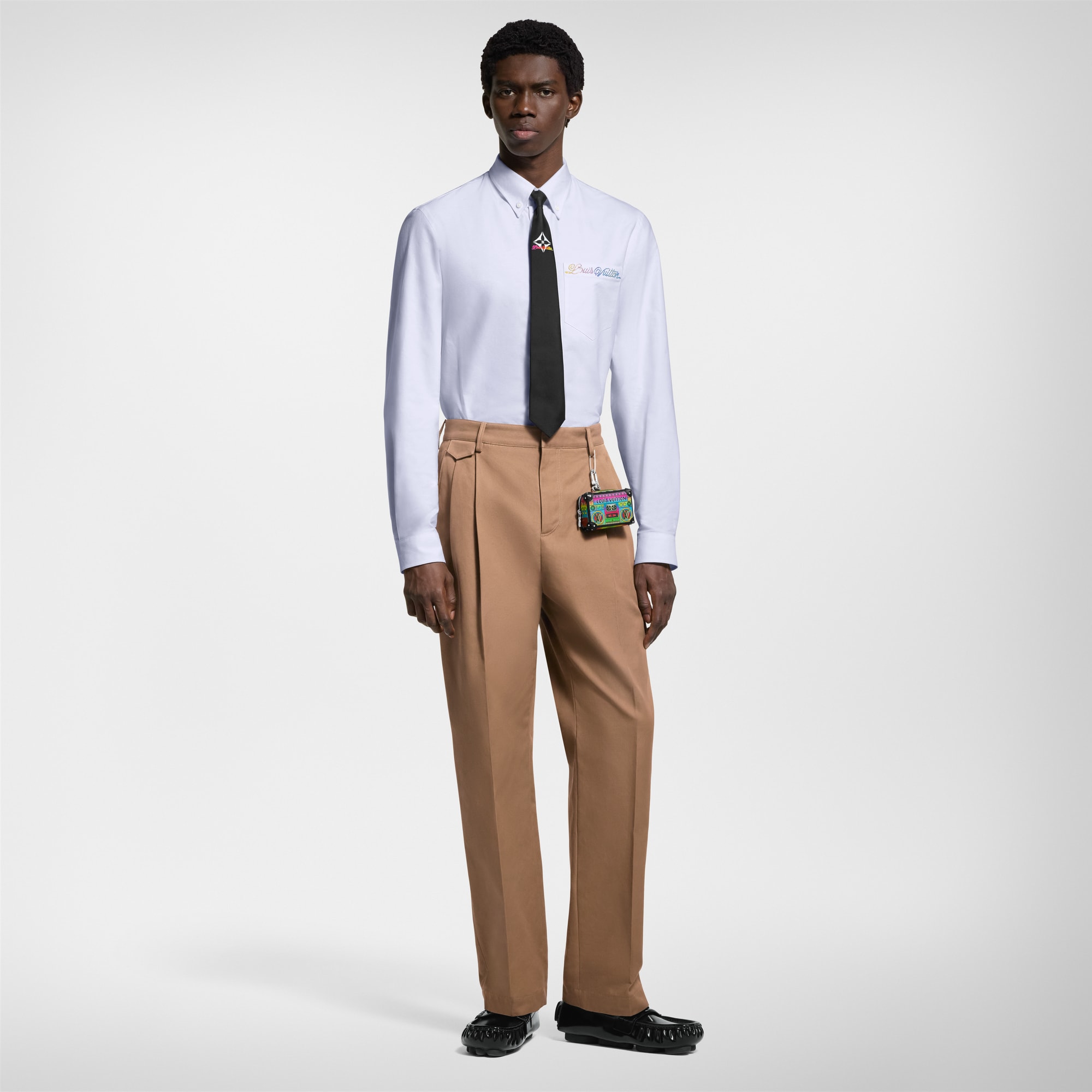  Prêt-à-Porter Pantalons Pantalon chino à signatures | Louis Vuitton ® (Zoom produit)