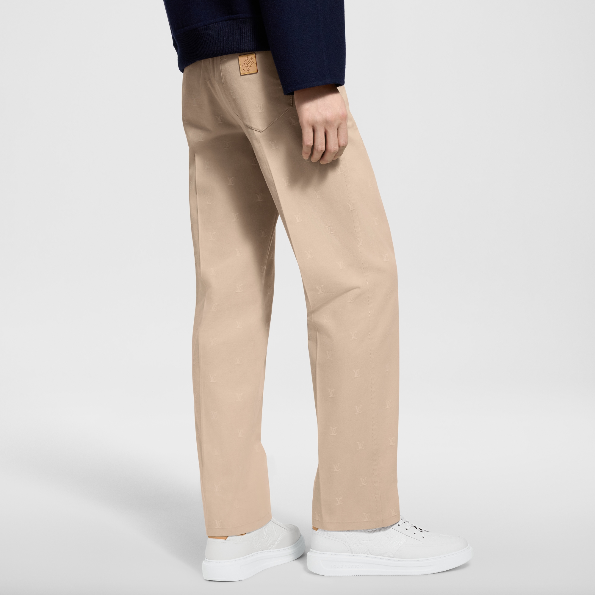  Prêt-à-Porter Pantalons Pantalon chino LV Blason en jacquard de coton | Louis Vuitton ® (Zoom produit)