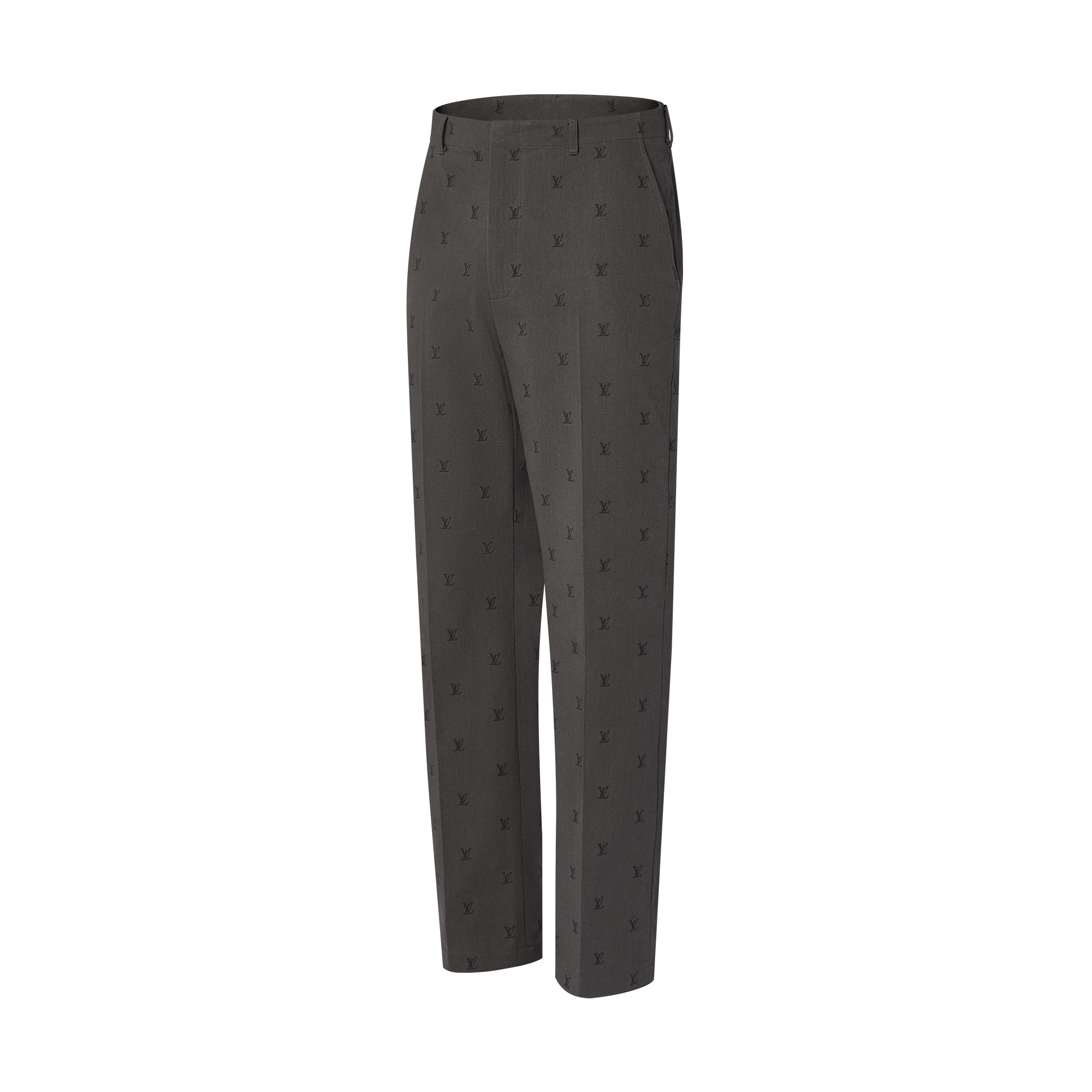  Prêt-à-Porter Pantalons Pantalon classique LV Blason en jacquard de coton | Louis Vuitton ® (Zoom produit)