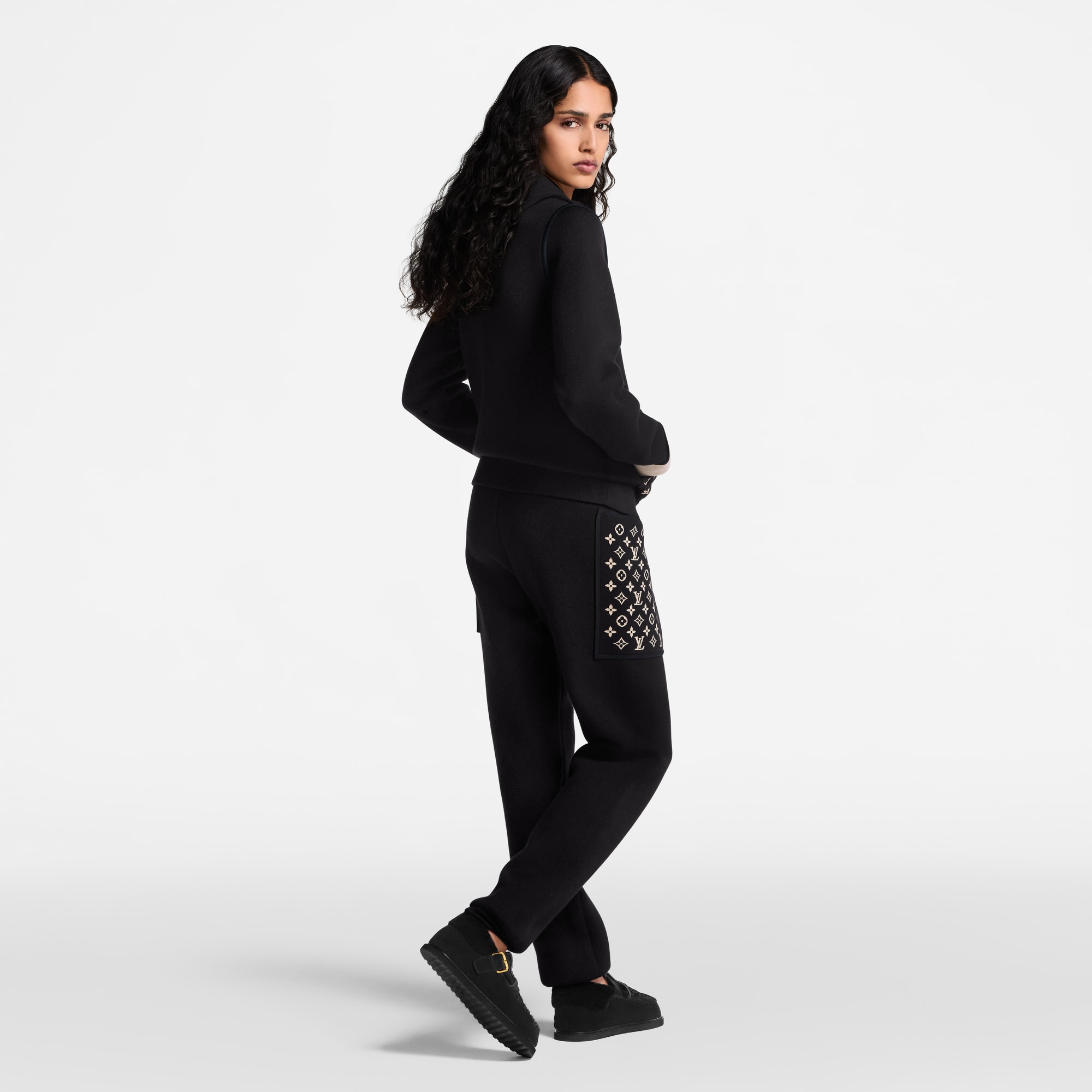  Prêt-à-Porter Pantalons Pantalon de jogging à détails Monogram | Louis Vuitton ® (Zoom produit)