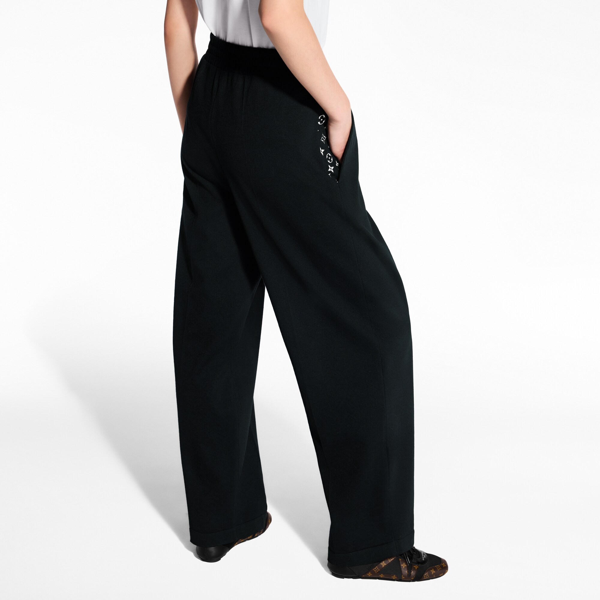  Prêt-à-Porter Pantalons Pantalon de jogging ample à détails Monogram | Louis Vuitton ® (Zoom produit)