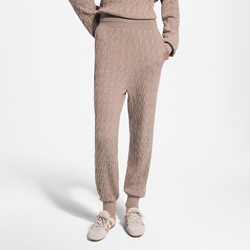 Prêt-à-Porter Maille Pantalon de jogging en maille torsadée | Louis Vuitton ® (Zoom produit)