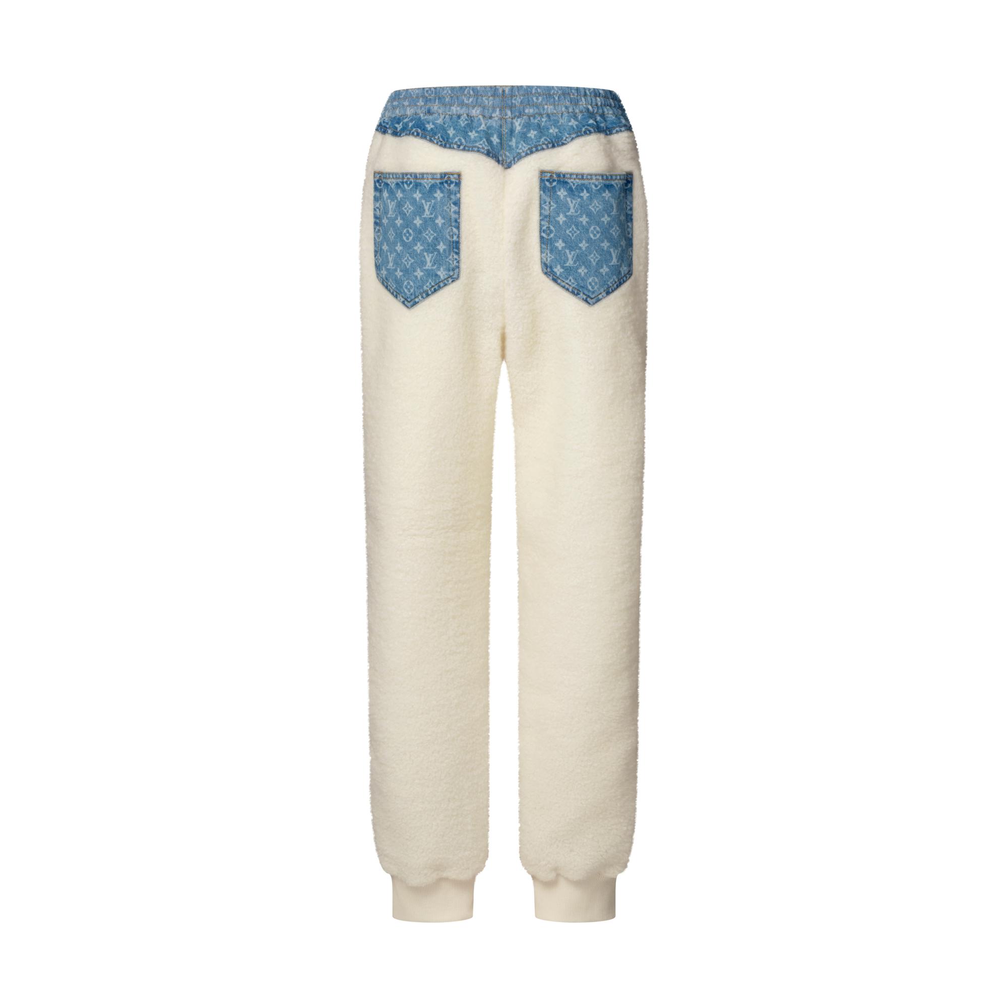  Prêt-à-Porter Pantalons Pantalon de jogging en polaire à détails Monogram | Louis Vuitton ® (Zoom produit)