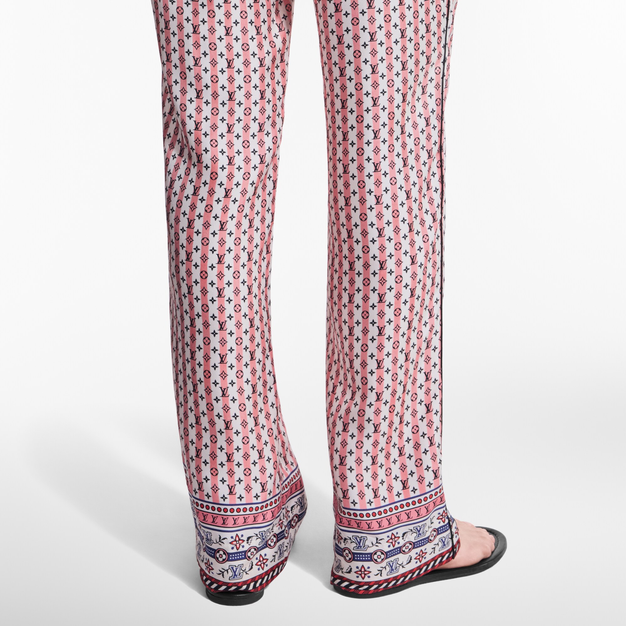  Prêt-à-Porter Pantalons Pantalon de pyjama à imprimé foulard | Louis Vuitton ® (Zoom produit)