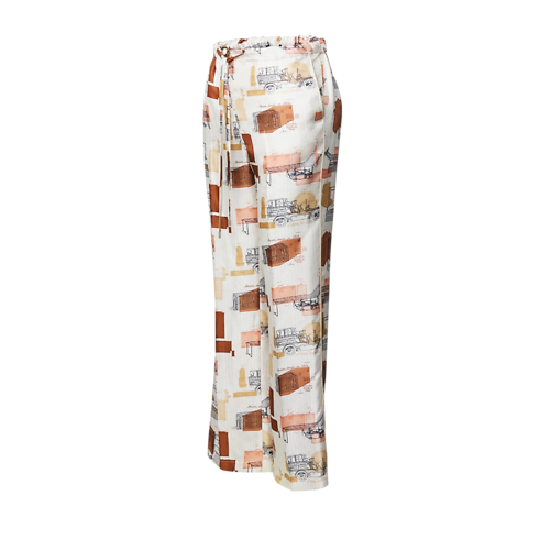 Prêt-à-Porter Nouveautes Pret-a-Porter Pantalon de pyjama à imprimé malle | Louis Vuitton ® (Zoom produit)