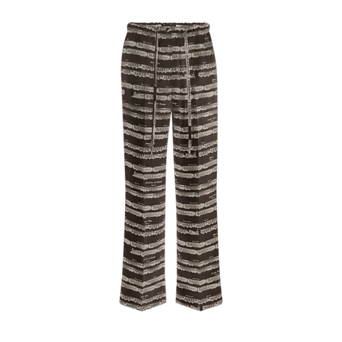 Prêt-à-Porter Pantalons et Shorts Pantalon de pyjama à imprimé trains | Louis Vuitton ® (Zoom produit)